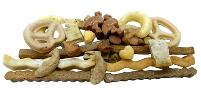 Händler - Produkt-Kategorie: Tierbedarf - Moosdorf (Moosdorf, Kirchberg bei Mattighofen) - Getreidefreie Hundekekse mit BIO Kartoffelmehl - Jando`s Schlemmer-Gebäck